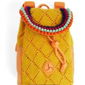 NWT Youly boho crochet dog backpack XS/S